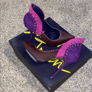 Women's purple and pink Heel shoes